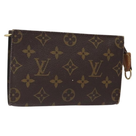 LOUIS VUITTON Monogram Bucket PM Accessory Pouch LV Auth - Picture 1 of 16